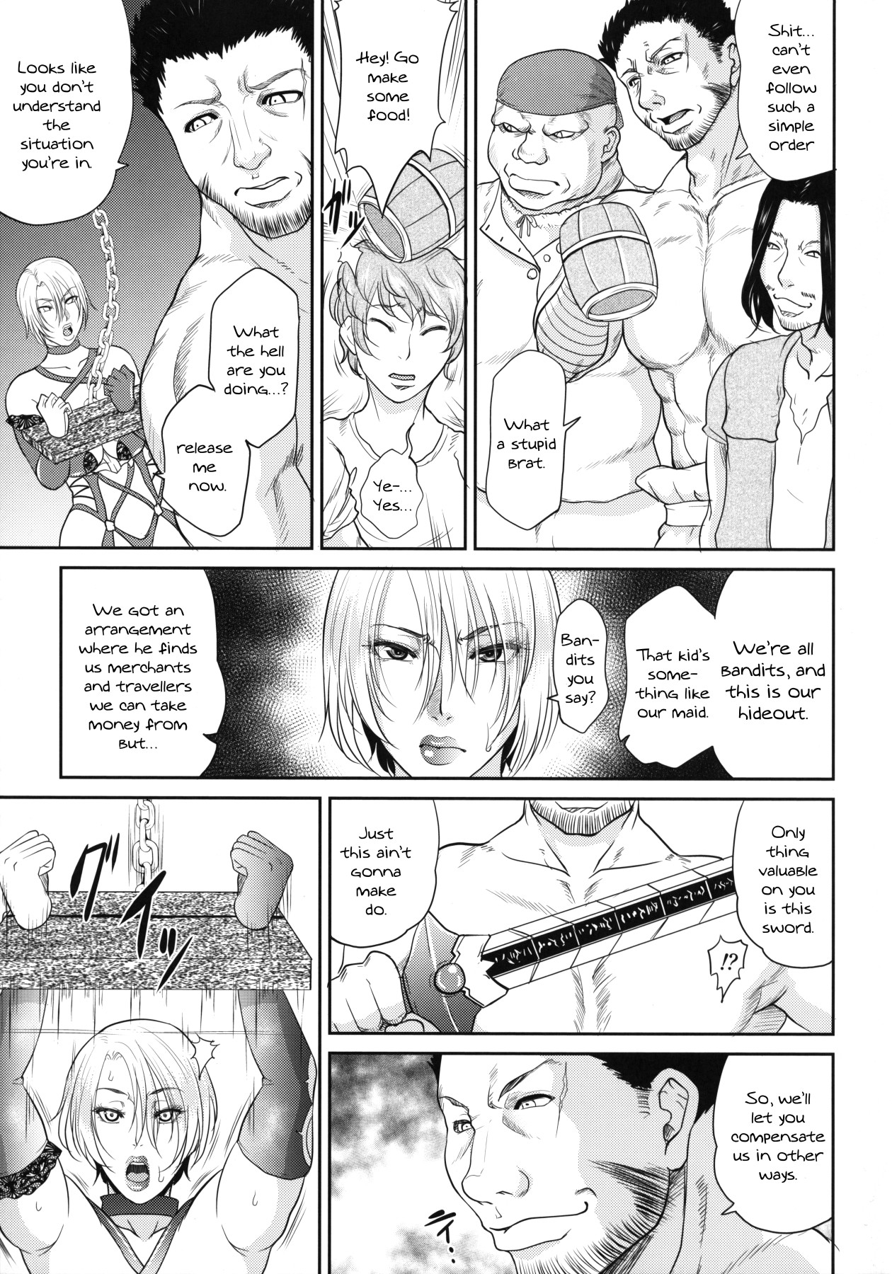 Hentai Manga Comic-Even If She's Bound You Can't Rebel Against a Queen-Read-6